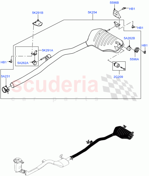 Part Diagram for Land Rover LR132502