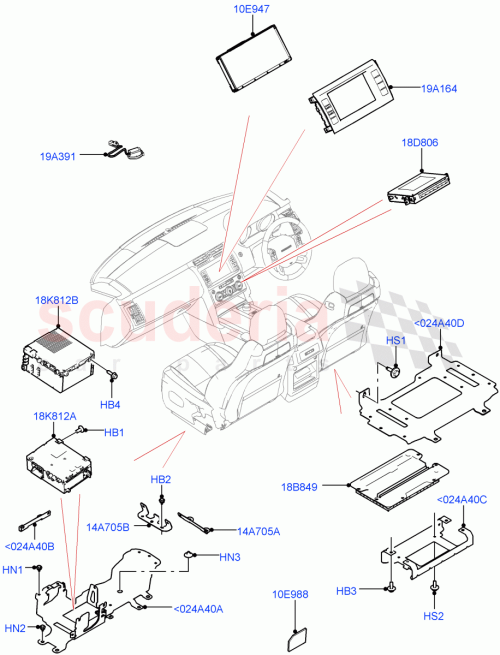 Part Diagram for Land Rover LR110723