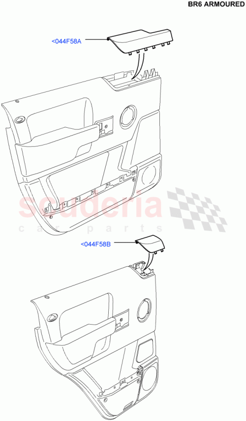 Part Diagram for Land Rover YUX500030