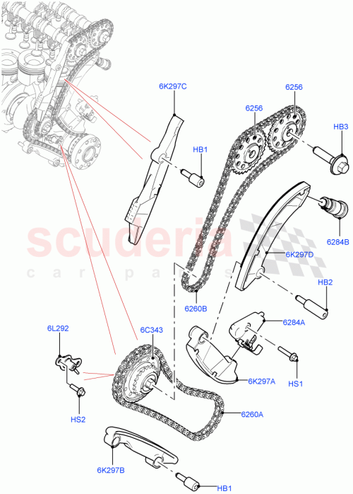 Part Diagram for Land Rover LR164805