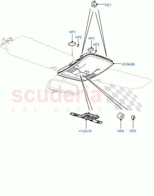 Part Diagram for Land Rover LR050858