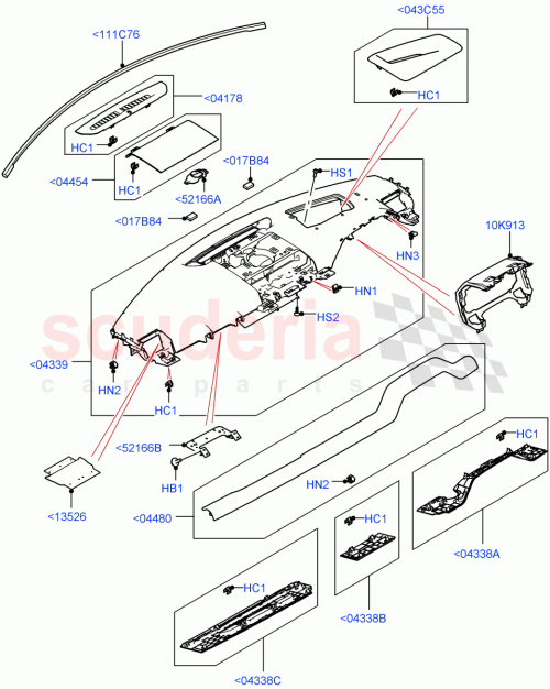 Part Diagram for Land Rover LR132340