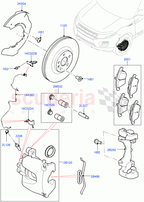 Part Diagram for Land Rover LR118813