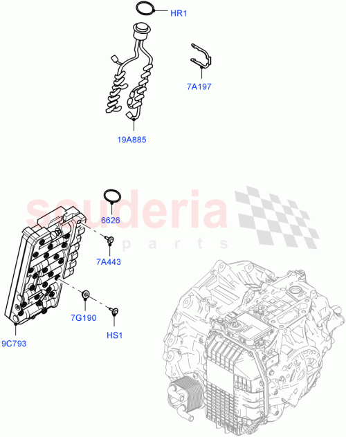 Part Diagram for Land Rover LR132255