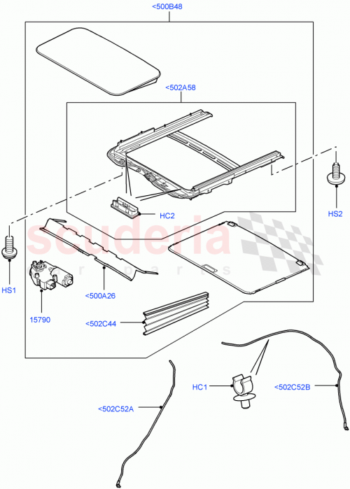 Part Diagram for Land Rover EYC500160