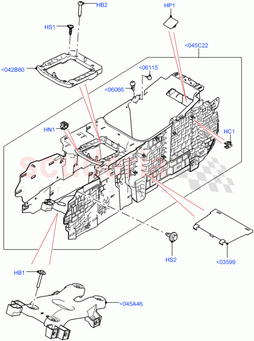 Part Diagram for Land Rover LR127563