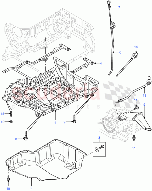 Part Diagram for Land Rover LR032154