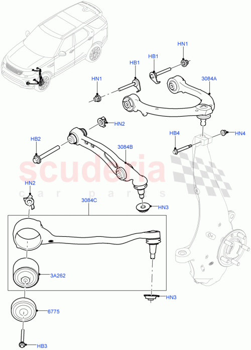 Part Diagram for Land Rover LR124854