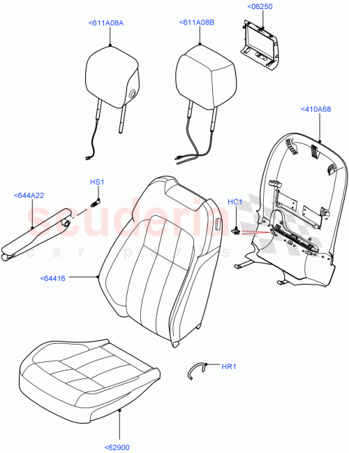 Part Diagram for Land Rover LR121169