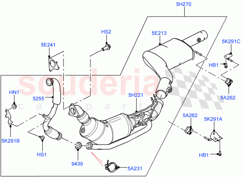 Part Diagram for Land Rover LR062484