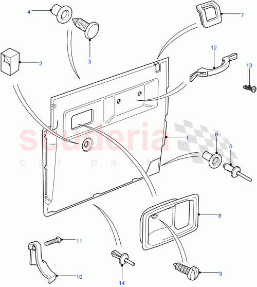 Part Diagram for Land Rover LR055512