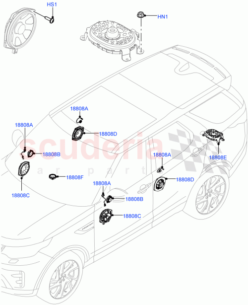 Part Diagram for Land Rover LR081486