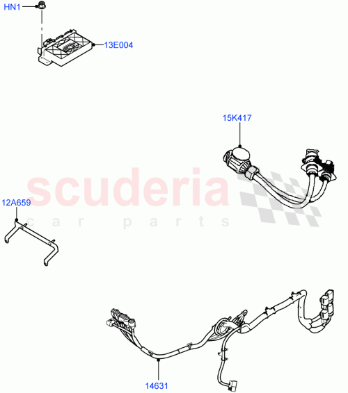 Part Diagram for Land Rover LR158167