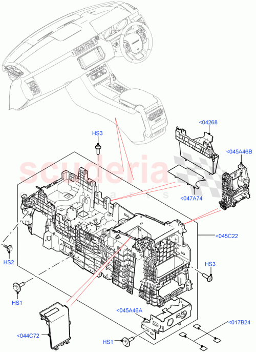 Part Diagram for Land Rover LR117607