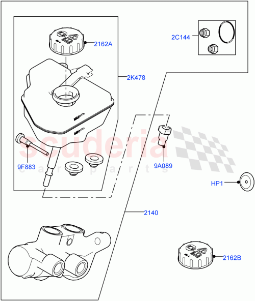 Part Diagram for Land Rover LR090712