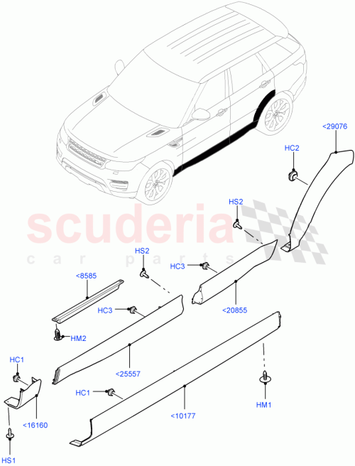 Part Diagram for Land Rover LR103624