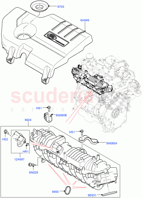 Part Diagram for Land Rover LR073652