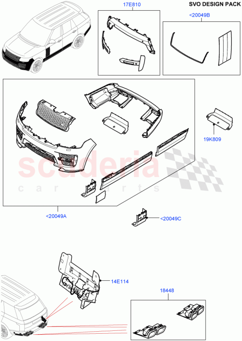 Part Diagram for Land Rover VPLGB0309