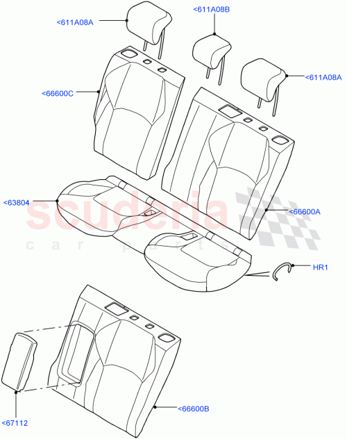 Part Diagram for Land Rover LR069603