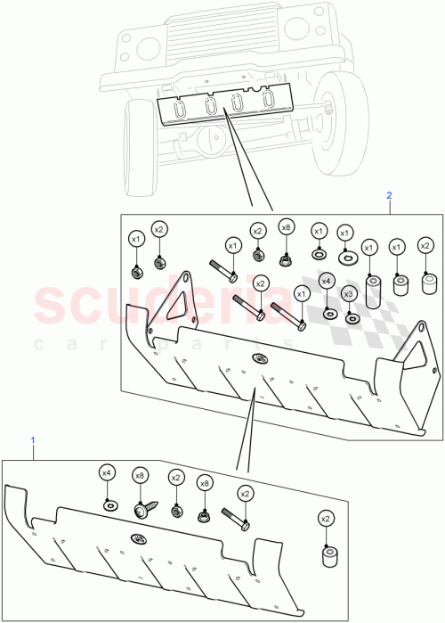 Part Diagram for Land Rover STC50437
