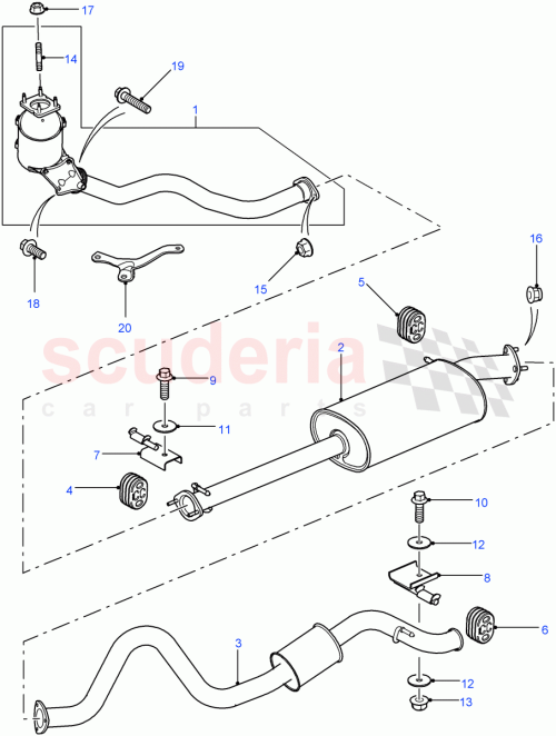 Part Diagram for Land Rover WCE500490