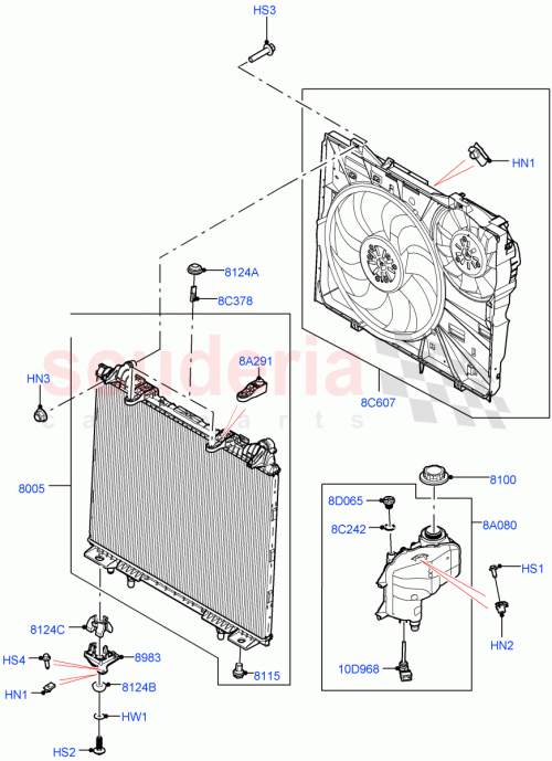 Part Diagram for Land Rover LR131384