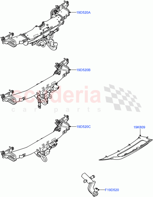 Part Diagram for Land Rover VPLKT0323