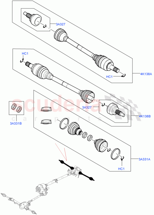 Part Diagram for Land Rover LR161701