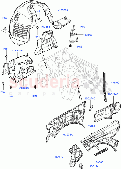 Part Diagram for Land Rover LR000801