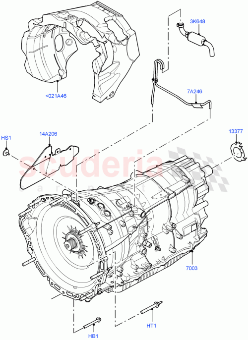 Part Diagram for Land Rover LR141637