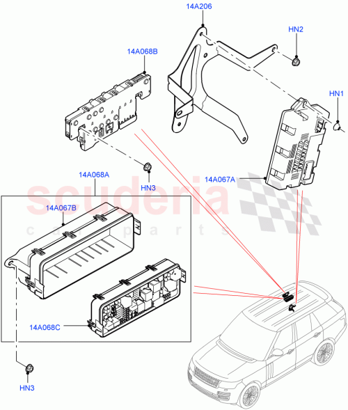 Part Diagram for Land Rover LR108082