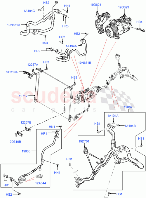 Part Diagram for Land Rover LR141775