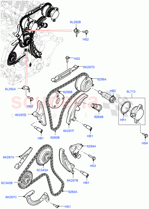 Part Diagram for Land Rover LR125629