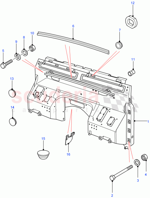 Part Diagram for Land Rover LR031930