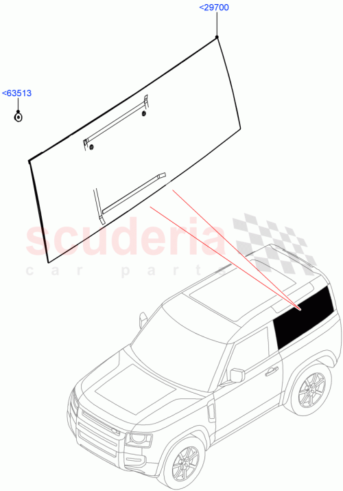 Part Diagram for Land Rover LR132094