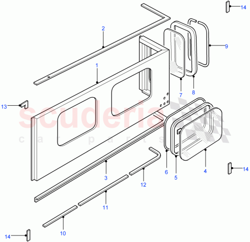 Part Diagram for Land Rover 302178