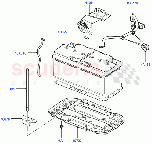 Part Diagram for Land Rover LR030212
