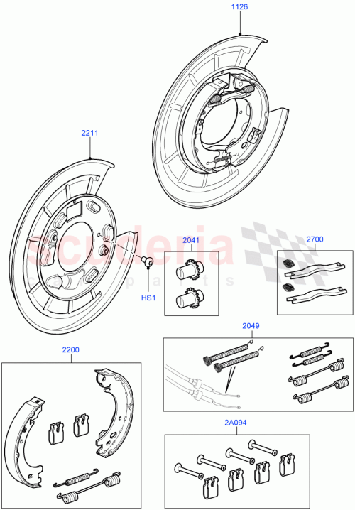 Part Diagram for Land Rover LR020492