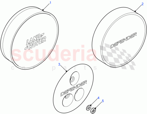 Part Diagram for Land Rover STC50266