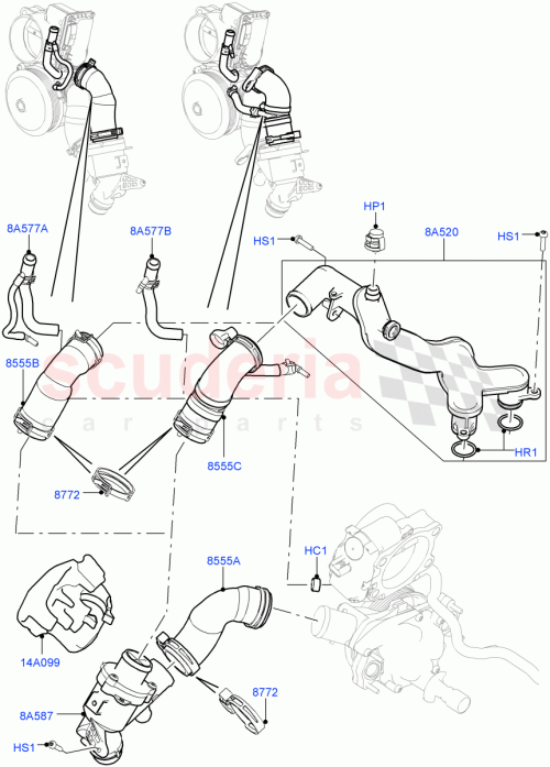 Part Diagram for Land Rover LR033995
