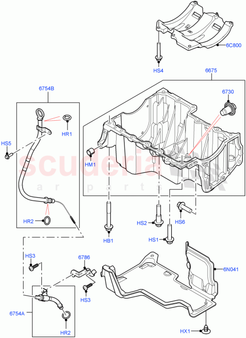Part Diagram for Land Rover LR135848