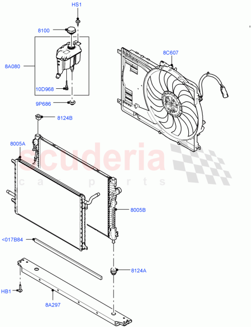 Part Diagram for Land Rover LR115309