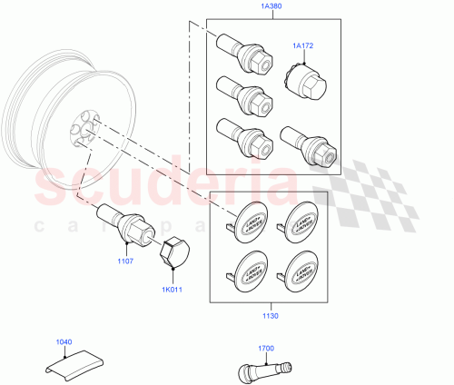 Part Diagram for Land Rover LR156147