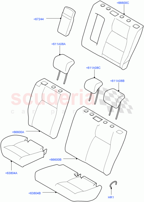 Part Diagram for Land Rover LR019838