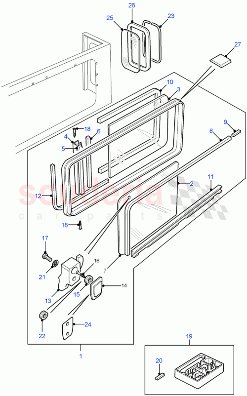 Part Diagram for Land Rover CNM000010