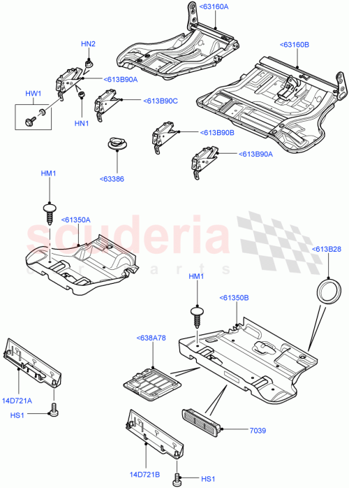 Part Diagram for Land Rover HPD000010JMN