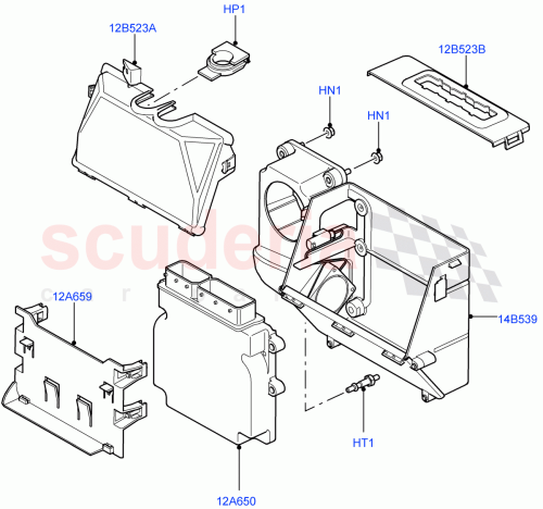 Part Diagram for Land Rover LR014293