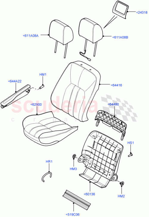 Part Diagram for Land Rover LR012941