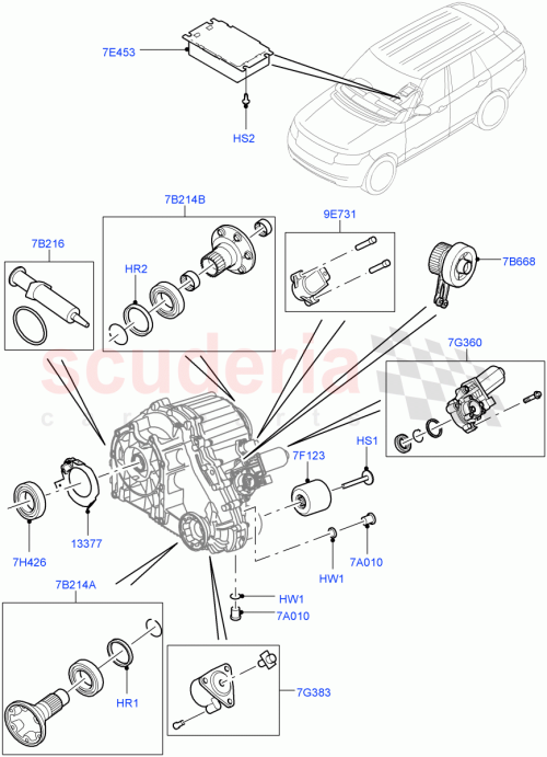 Part Diagram for Land Rover LR088317