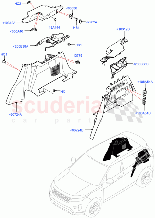 Part Diagram for Land Rover LR155498